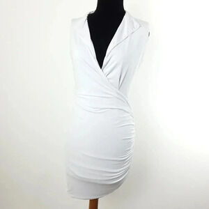 Savee Laguna Beach Bodycon Surplice Mini Dress L